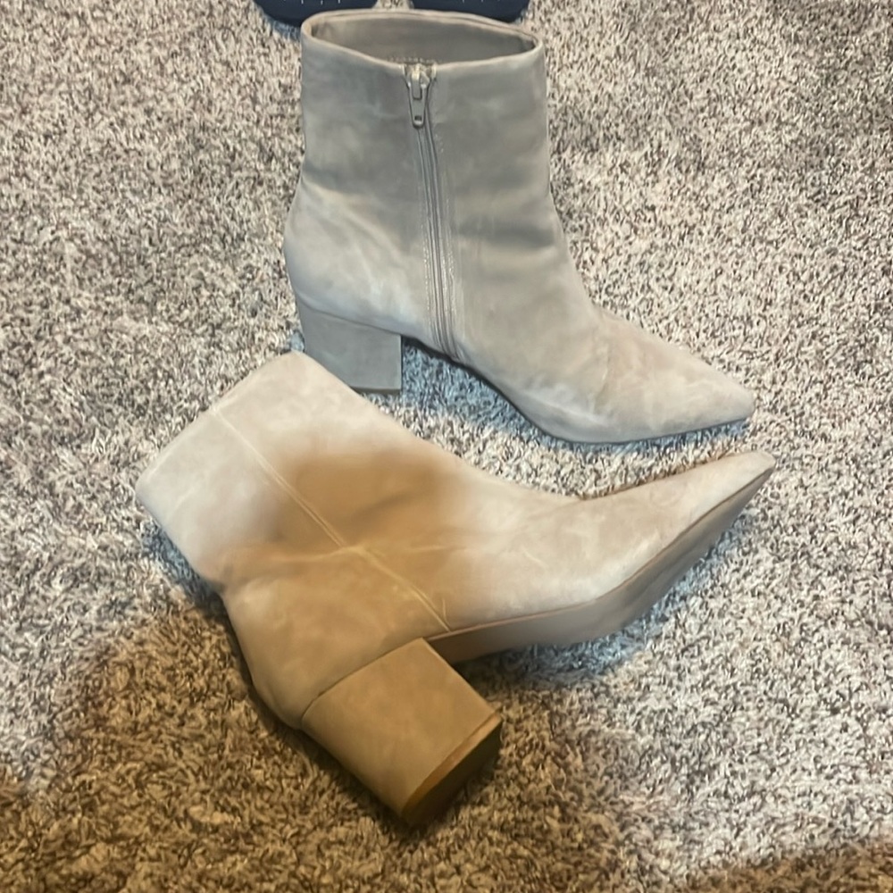 Suede bootie